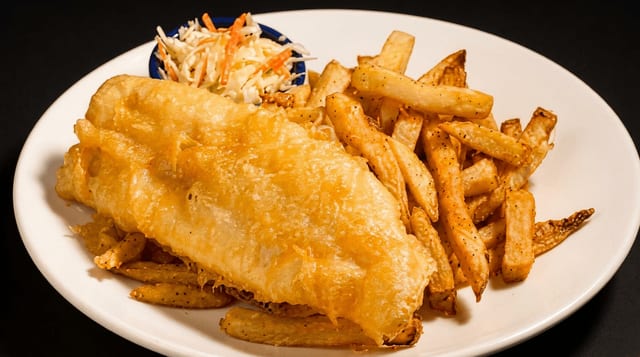 Haddock Fish & Chips.